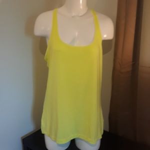 NWOT Gapfit Breathe Florescent Yellow Tank XL